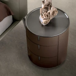 Alivar Nightstands<Round 3 Bedside Table by Giuseppe Bavuso