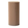 Opinion Ciatti Side Tables<Round Corkcrete Taupe Aluminum Side Table #3