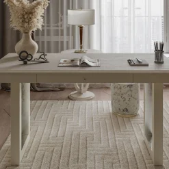 Guerra Vanni Ottomans & Poufs<Round Pouf with Floral Embroidery from Studio Privè Collection