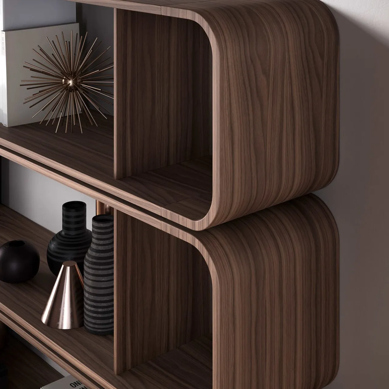 Barba Design Bookcases<Round Up Bookcase by Manuela Pelizzon