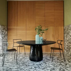 Baleri Italia Dining Tables<Roundel Black Crystal Dining Table by Claesson Koivisto Rune