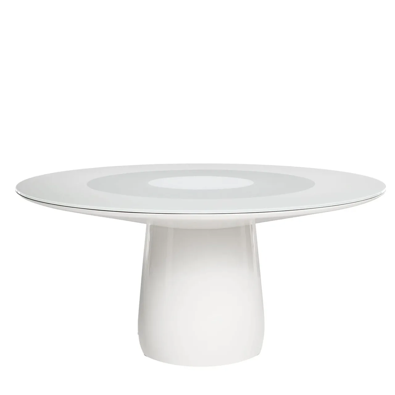 Baleri Italia Dining Tables<Roundel White Glass Round Table