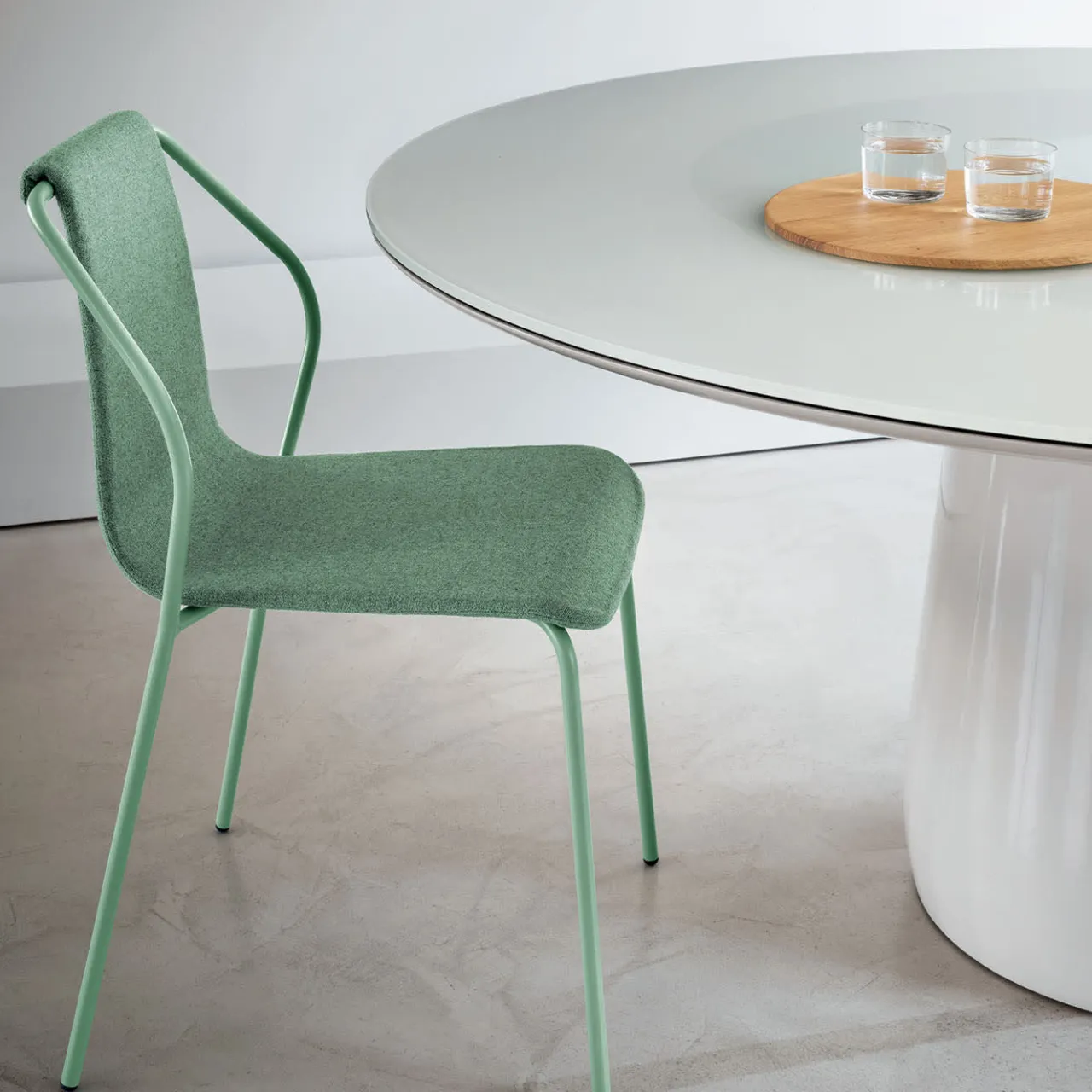 Baleri Italia Dining Tables<Roundel White Glass Round Table