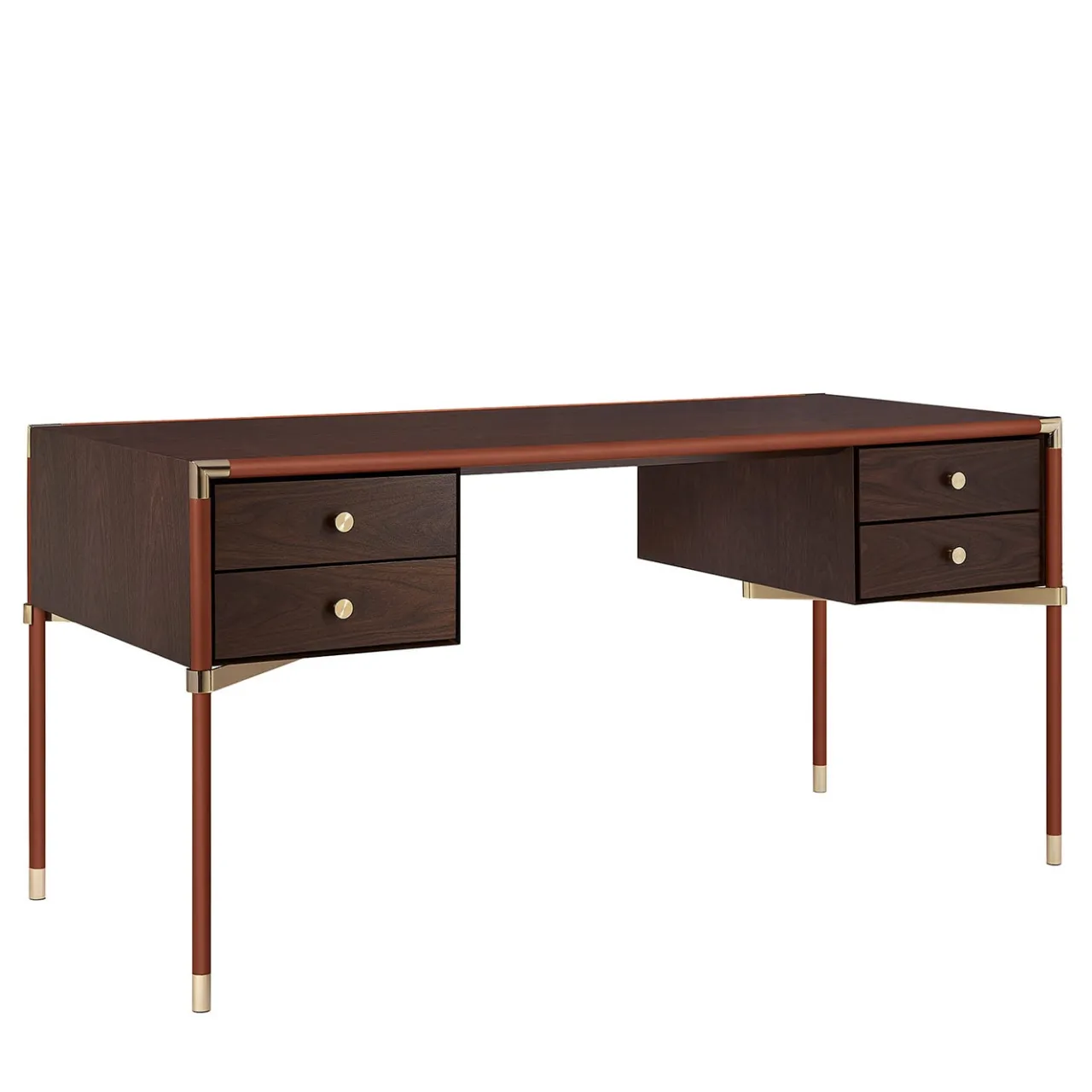 Armani Casa Desk & Writing Tables<Rousseau Desk Canaletto Walnut
