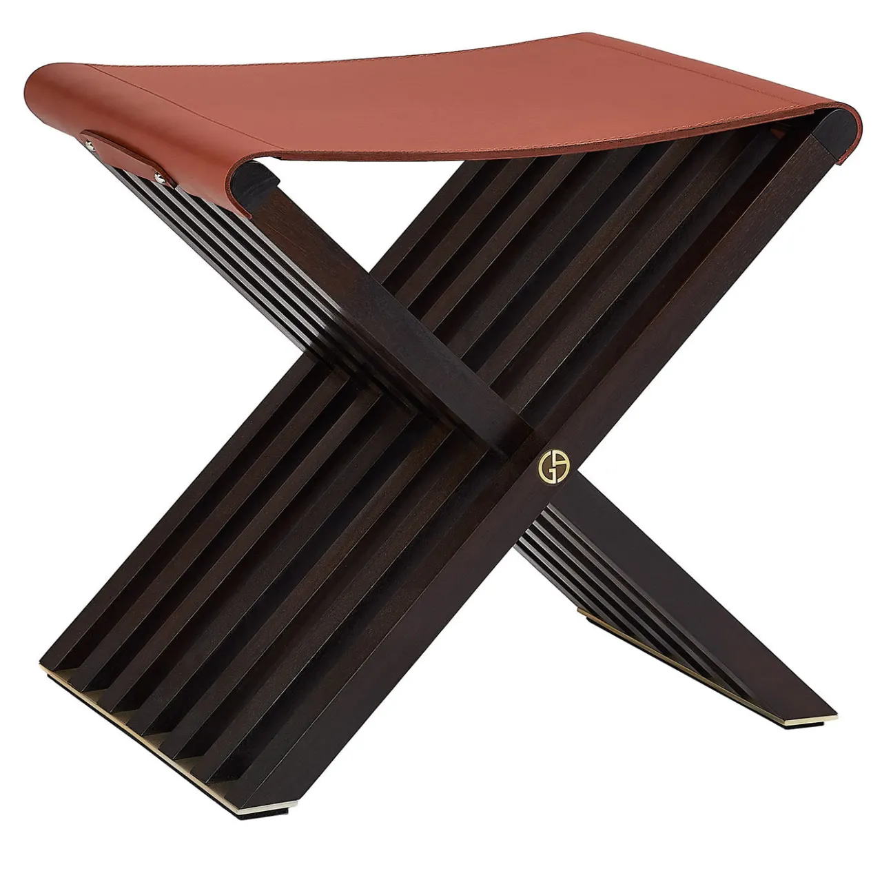 Armani Casa Stools<Roxy Stool Cognac leather