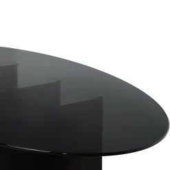 Chelini Dining Tables<Roy Oval Black Dining Table by Filippo Montaina