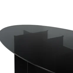 Chelini Dining Tables<Roy Oval Black Dining Table by Filippo Montaina