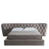 Casamilano Beds<Royale Capitonné Bed, Taupe Velvet by Castello Lagravinese