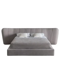 Casamilano Beds<Royale Stripe Bed, greige Fabric by Castello Lagravinese