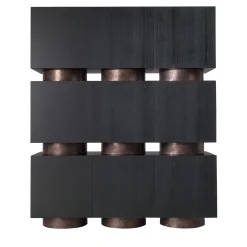 Somaschini Cabinets<Rubik Black Cabinet by Dainelli Studio