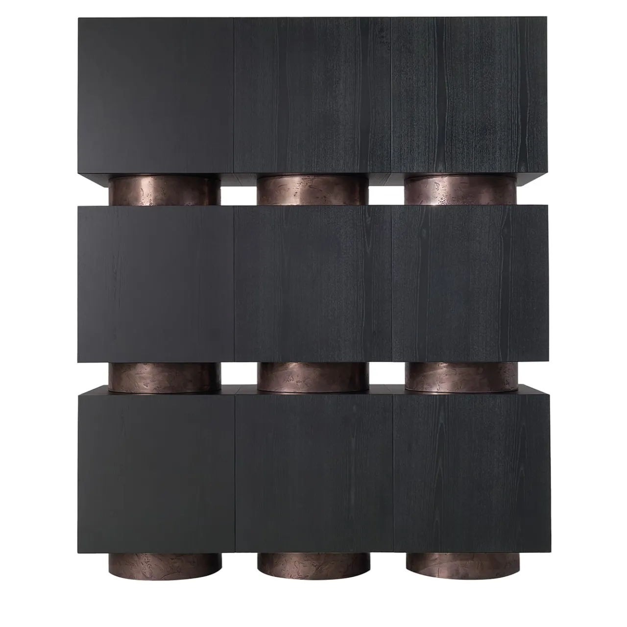 Somaschini Cabinets<Rubik Black Cabinet by Dainelli Studio