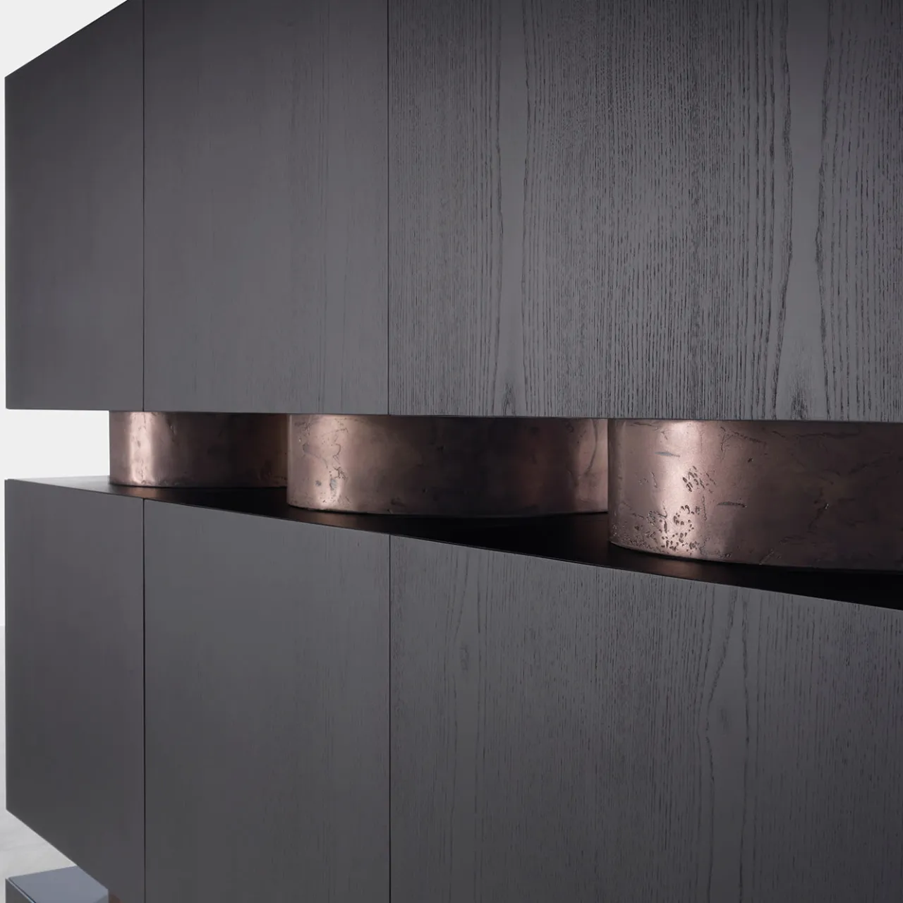 Somaschini Cabinets<Rubik Black Cabinet by Dainelli Studio