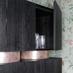 Somaschini Cabinets<Rubik Black Cabinet by Dainelli Studio