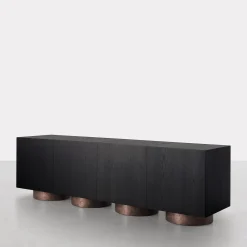 Somaschini Sideboards Buffets<Rubik Black Sideboard by Dainelli Studio