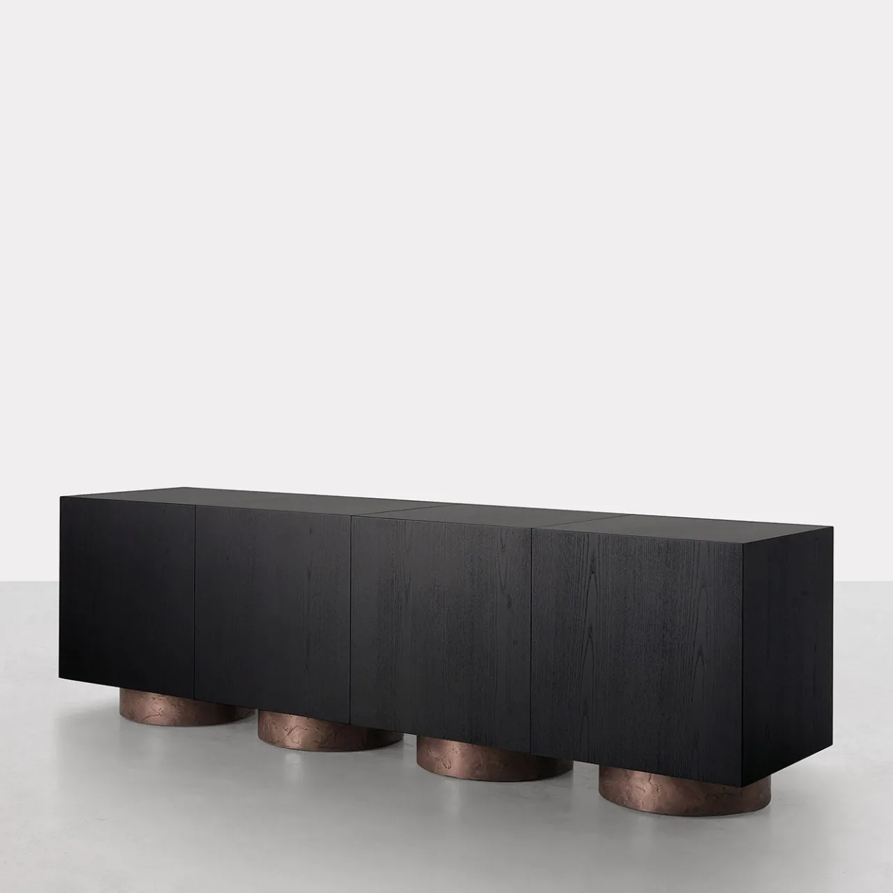 Somaschini Sideboards Buffets<Rubik Black Sideboard by Dainelli Studio