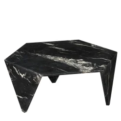 VGnewtrend Coffee Tables<Ruche Black Marquina Marble Coffee Table