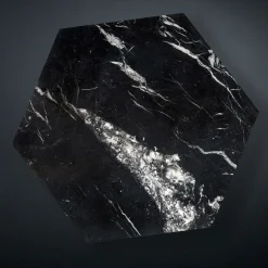 VGnewtrend Coffee Tables<Ruche Black Marquina Marble Coffee Table