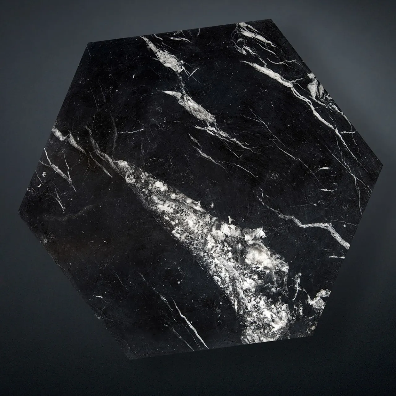 VGnewtrend Coffee Tables<Ruche Black Marquina Marble Coffee Table
