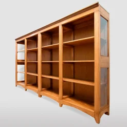 Ebanisteria Roberto Gambella Bookcases<Rustic Modular Chestnut Bookcase