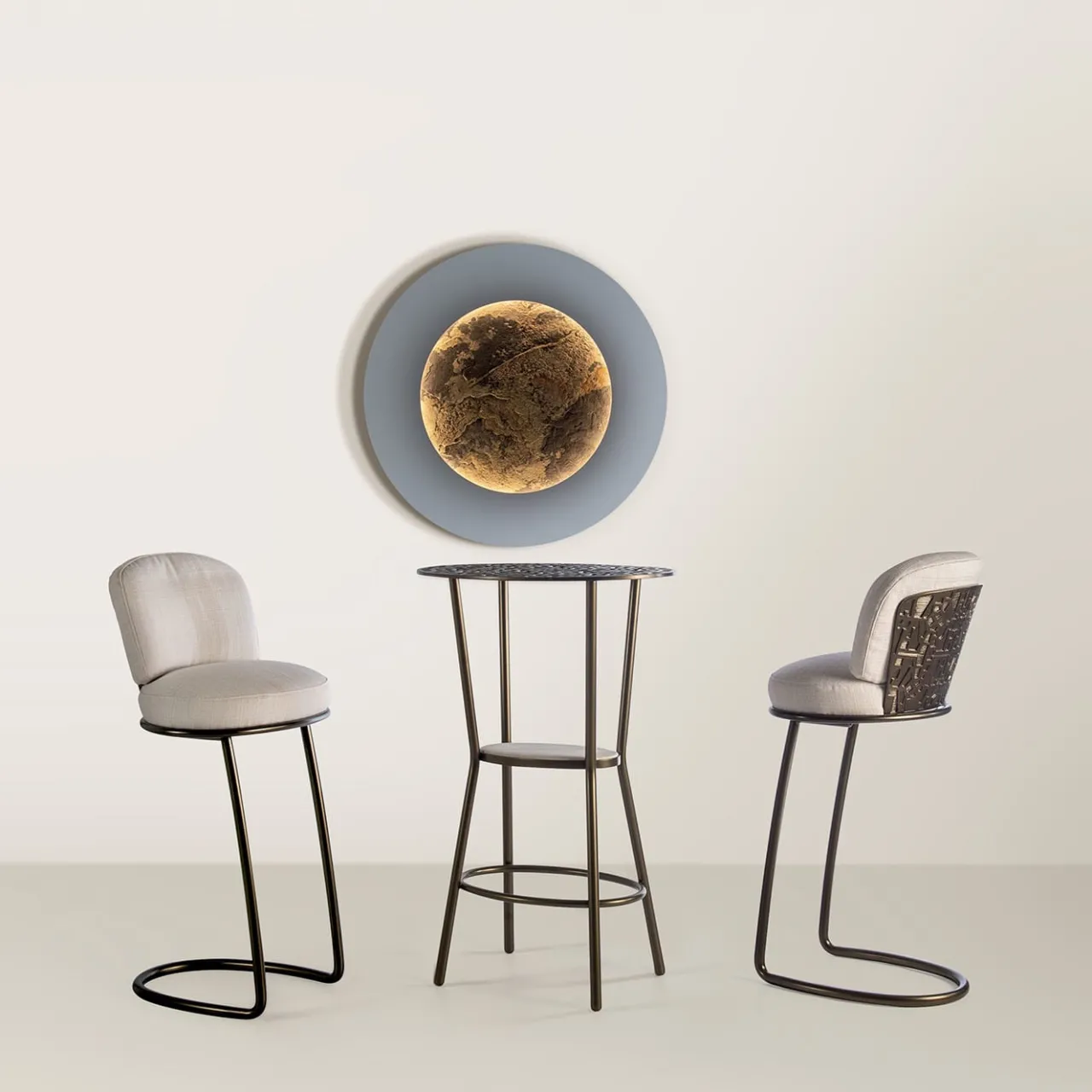 Galbiati Fratelli Bistro Tables<70s High Bistro Table