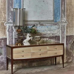 Salda Sideboards Buffets<60s Style Beechwood Sideboard with Drawers 8712