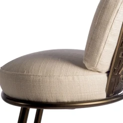 Galbiati Fratelli Armchairs<70s White Armchair