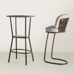 Galbiati Fratelli Bar Stools<70s White Stool