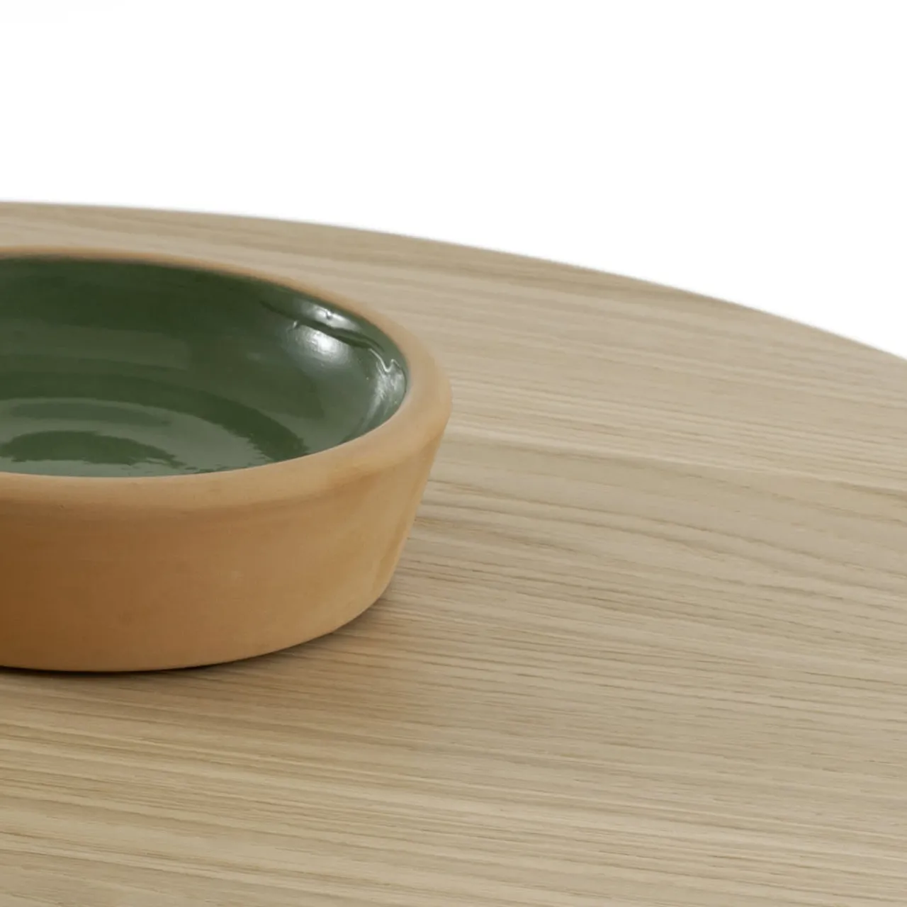 Morica Design Side Tables<Sablier Tall Table with Clay Base & Oak Veneer Top