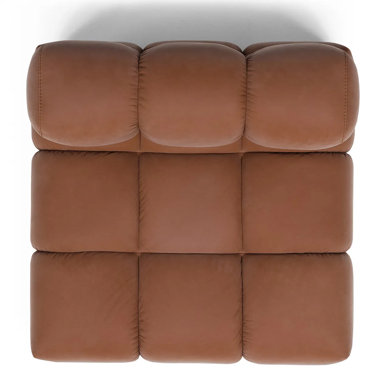 Franco Ferri Sofas<Sacai 3-Module Brown Leather Sofa