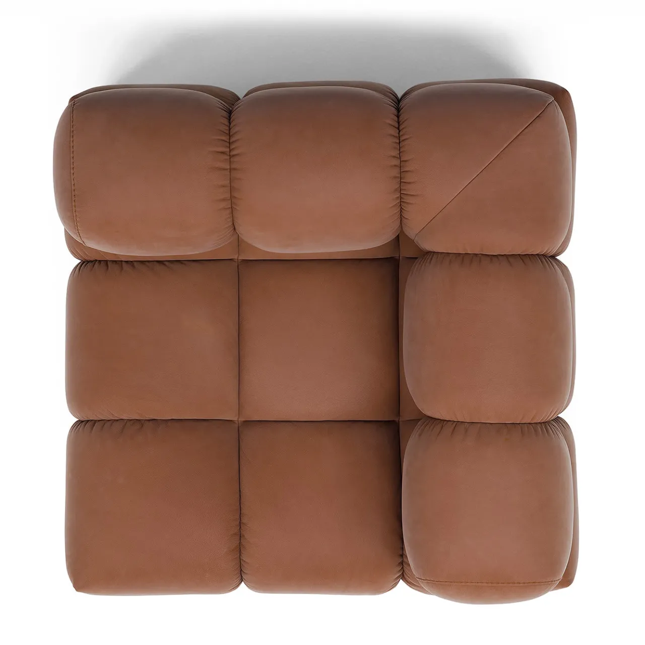 Franco Ferri Sofas<Sacai 3-Module Brown Leather Sofa