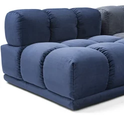 Franco Ferri Sofas<Sacai 3-Module Gray & Blue Sofa