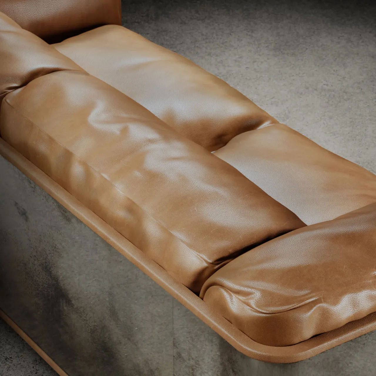 Giopagani Sofas<Saint Germain Brown Leather Sofa