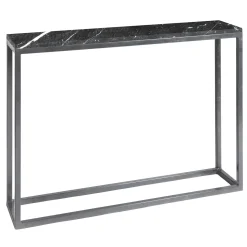La Sartoria del Marmo by Lombardi Marmi Consoles<Salina Black Marquinia Console