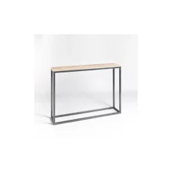 La Sartoria del Marmo by Lombardi Marmi Consoles<Salina Travertine Console