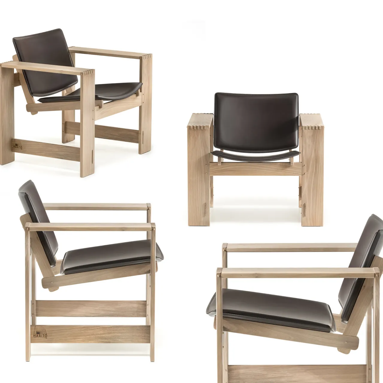 Giuseppe Rivadossi Lounge Chairs<San Marco Lounge chair