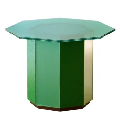 Maria Vittoria Paggini Side Tables<Sandra e Raimondo 35 Green Wood and Glass Side Table
