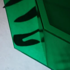Maria Vittoria Paggini Side Tables<Sandra e Raimondo 35 Green Wood and Glass Side Table