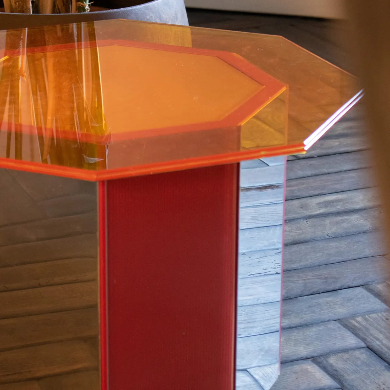 Maria Vittoria Paggini Side Tables<Sandra e Raimondo 35 Wood and Glass Side Table