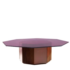 Maria Vittoria Paggini Coffee Tables<Sandra e Raimondo Coffee Wood and Glass Coffee Table
