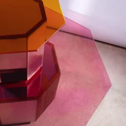 Maria Vittoria Paggini Coffee Tables<Sandra e Raimondo Coffee Wood and Glass Coffee Table