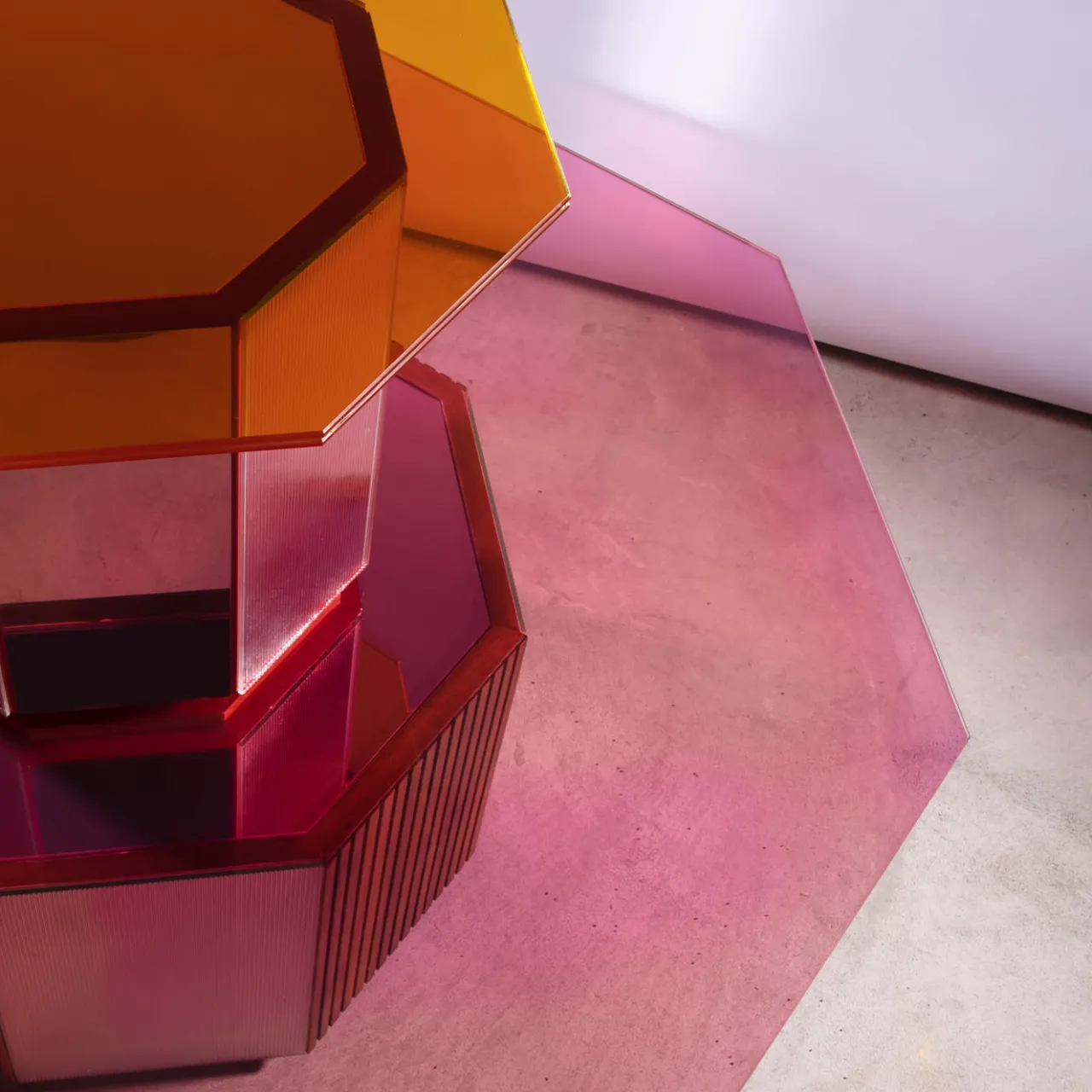 Maria Vittoria Paggini Coffee Tables<Sandra e Raimondo Coffee Wood and Glass Coffee Table