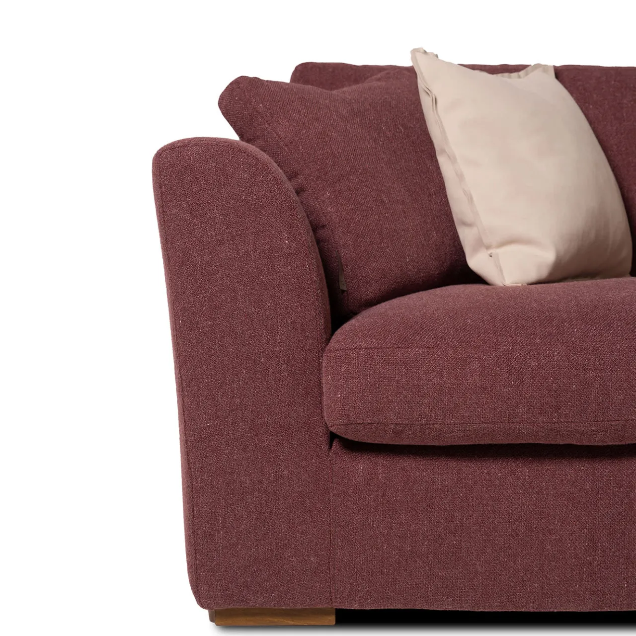 Mantellassi 1926 Sofas<Sandy bordeaux bouclè sofa