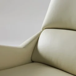 Casa Covre Office Chairs<Sanremo Swivel Beige & Taupe Office Armchair on Castors