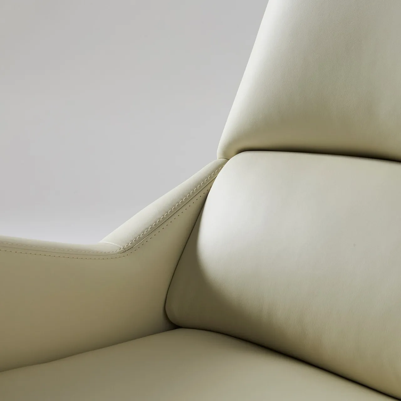 Casa Covre Office Chairs<Sanremo Swivel Beige & Taupe Office Armchair on Castors