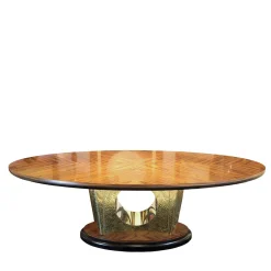 Ros Italia Interiors Dining Tables<Santos Rosewood Oval Table
