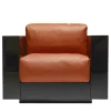 Poltronova Armchairs<Saratoga Orange Armchair by Lella and Massimo Vignelli