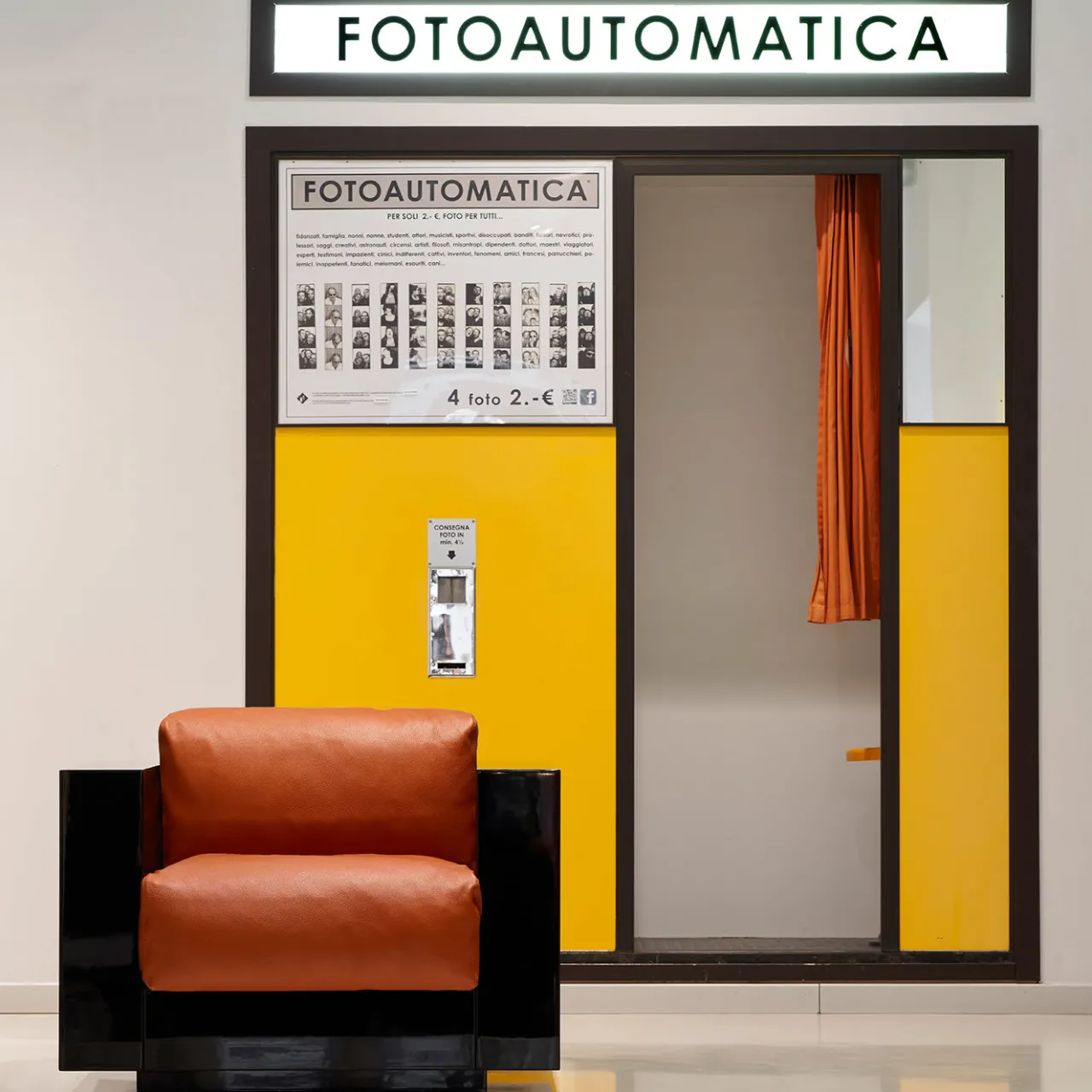 Poltronova Armchairs<Saratoga Orange Armchair by Lella and Massimo Vignelli