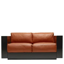 Poltronova Sofas<Saratoga Orange Sofa by Lella and Massimo Vignelli