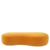 Softhouse Ottomans & Poufs<Sasso Curved Yellow Ottoman