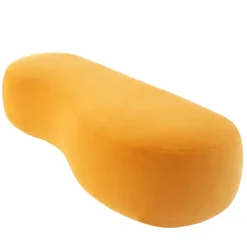 Softhouse Ottomans & Poufs<Sasso Curved Yellow Ottoman